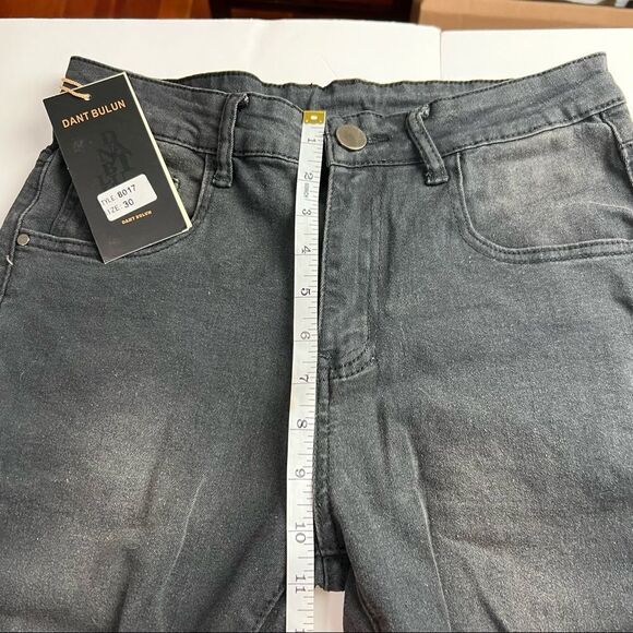 DANT BULUN NWT Men's Slim-Fit Distressed Black Jeans Sz 30 Style & Comfort - Picture 10 of 13